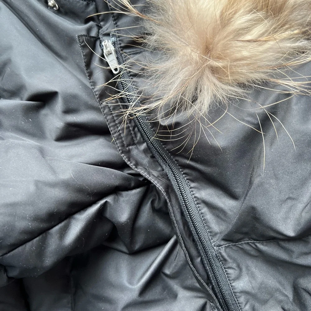 Bogner Fire Ice Down Puffer Ski Jacket Coat Fur Hood Black M/L 12 - Picture 6 of 14